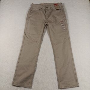 Levis 514 Jeans Mens 30x30 Tan Denim Regular Straight Cowboy Western Rodeo NWT